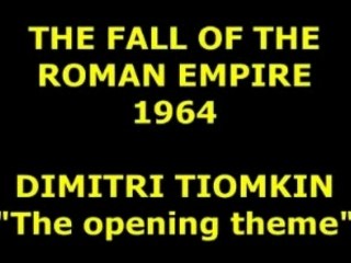 DIMITRI TIOMKIN "The fall of the roman empire" 1964