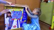 Принцесса Эльза Подготовка к Школе Доска для рисования распаковка Видео для детей Disney Princesses