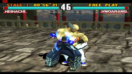tekken 3 heihachi vs hwoarang superb fight action game match #5 pakistan trailer