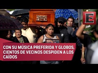 Entierran en el Edomex a víctimas de la explosión en Tultepec