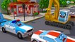 Police Cars for Children with 3D Animation | Educational Videos for Kids Cars & Trucks Stories