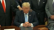 Trump declares day of prayer for storm Harvey victims