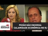 Pezão não enxerga calamidade econômica no RJ, culpa a crise e defende Cabral | Jornal da Manhã