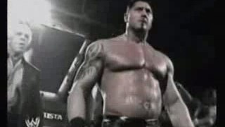 Batista avec sa ceinture