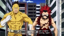 The Practical Exam Sato and Kirishima vs Cementos Full Fight Boku no Hero Season 2 Episode 21 Eng sub  霧島と佐藤対セメント