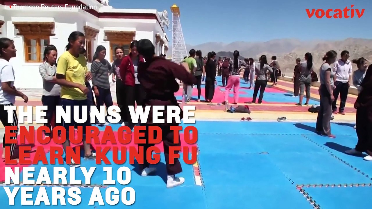Kung Fu Nuns Of The Himalayas Are Teaching Self-Defense To Women
