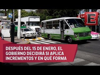 Aumentarían tarifa del transporte público de la CDMX por gasolinazo
