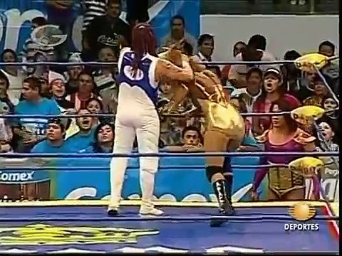 AAA-Sin Limite 2009.07.19 Zapopan 01 Aero Star & Fabi Apache vs. Billy Boy & Sexy Star