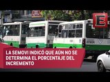 Tarifas del transporte público en la CDMX aumentarán por gasolinazo