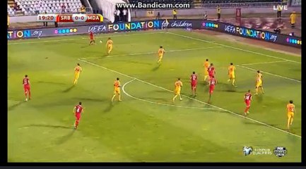 Goal M.Gacinovic  HD Serbia 1 - 0 Moldova 02.09.2017 HD