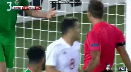 V.Qazaishvili Goal GEORGIA 1 - 1 IRELAND 02.09.2017 HD