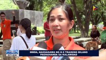 MMDA, nagsagawa ng K-9 training bilang paghahanda sa kalamidad