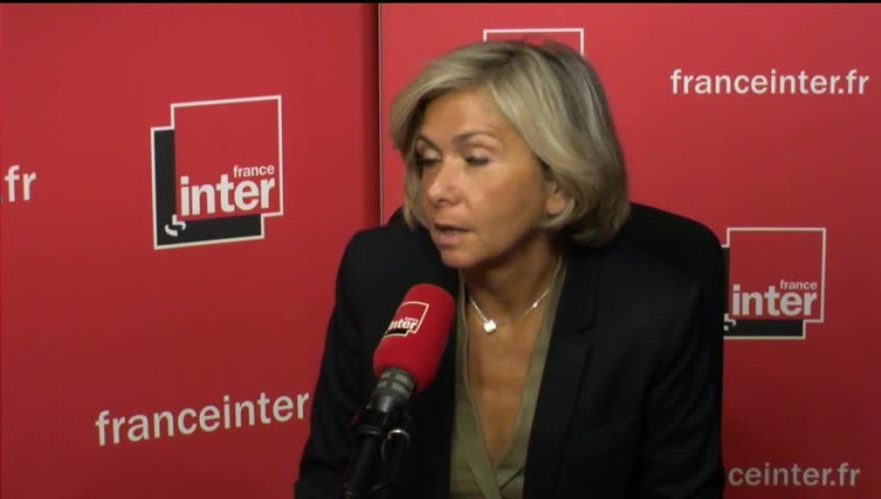 Valérie Pécresse au micro de Nicolas Demorand