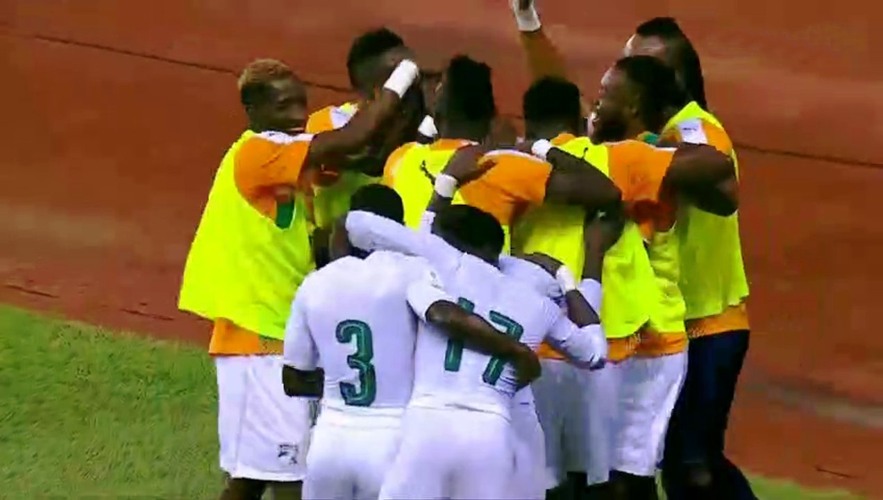 أهداف مباراة ساحل العاج و الغابون 3-0  تصفيات ك...