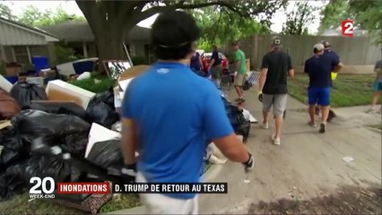 Tempête Harvey : Donald Trump de retour au Texas