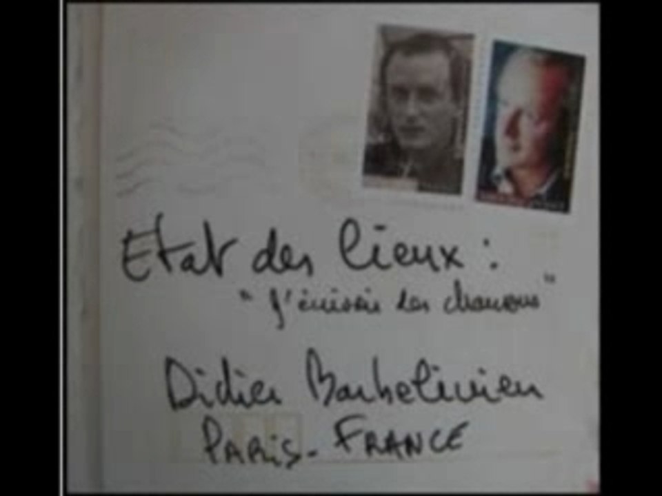 J'écrivais des chansons