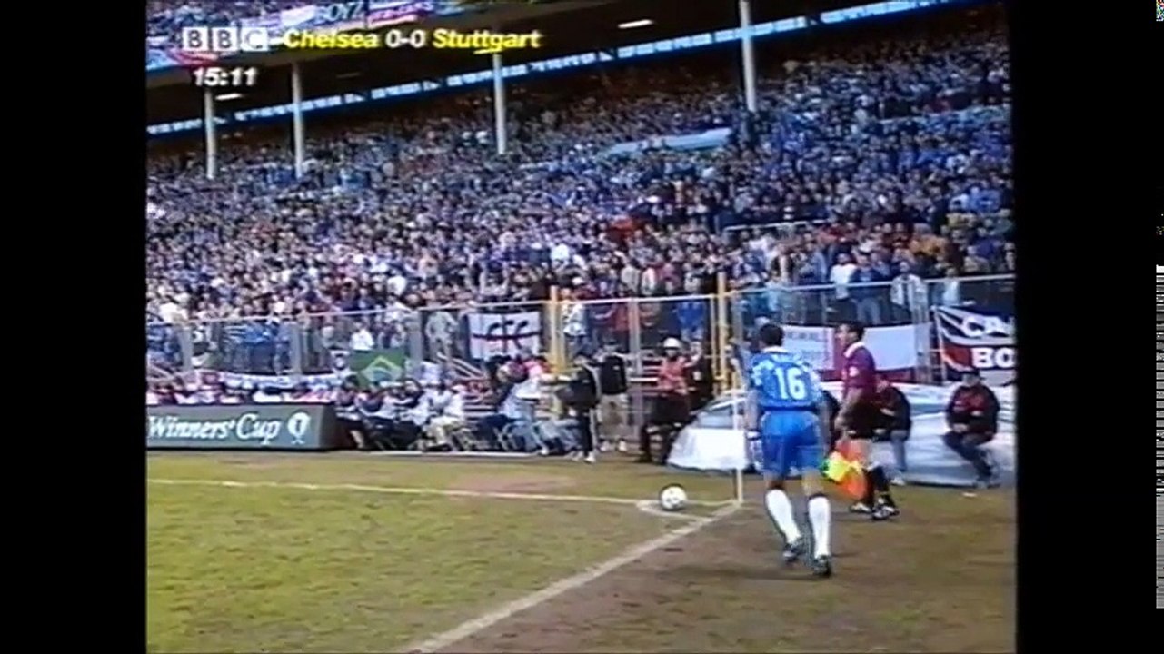 European Cup Winners Cup Final 1998 - Chelsea vs VFB Stuttgart - Highlights