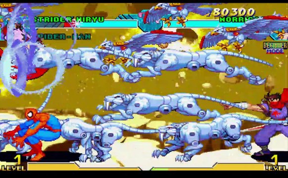 Marvel vs Capcom - Morrigan Lilith Playthrough