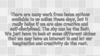 Two Work at Home Options You Might Consider