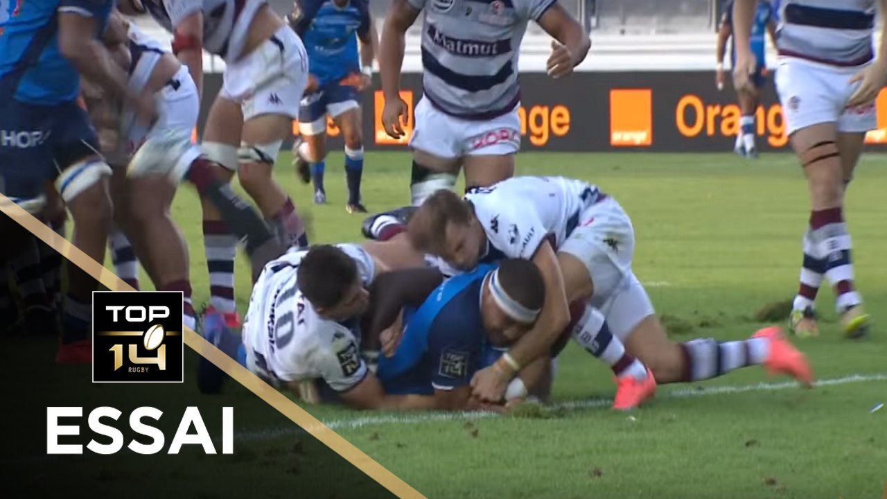TOP 14 - Essai Maama VAIPULU (CO) - Castres - Bordeaux-Bègles - J2 - Saison 2017/2018