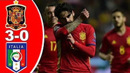 Spain vs Italy 3-0 All Goals & Highlights (World Cup Qualifications 2018)