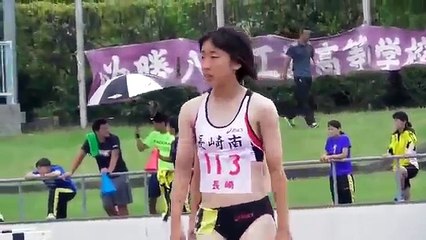 高校女子 400ｍH　美しきアスリート達②　 年6月17日　high school gi