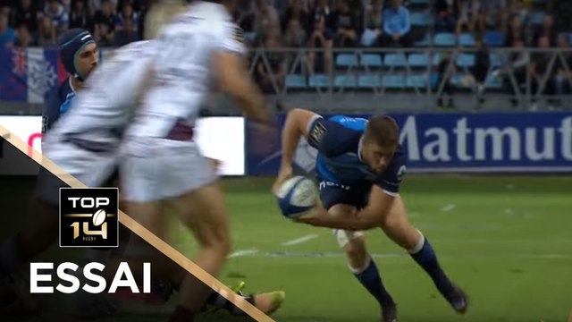 TOP 14 - Essai Rory KOCKOTT (CO) - Castres - Bordeaux-Bègles - J2 - Saison 2017/2018