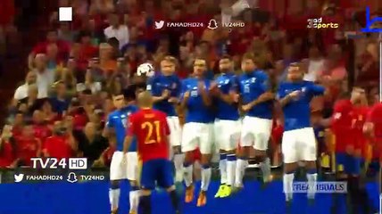 اهداف مباراة اسبانيا وايطاليا 3-0