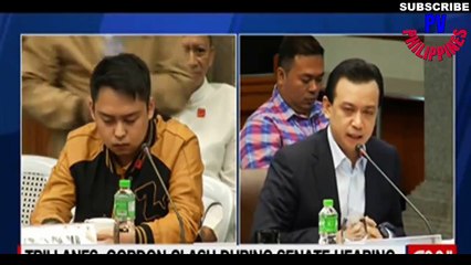Sen. Gordon nagpaliwanag sa bakbakan nila ni Trillanes.at gusto nangtaggalin ito