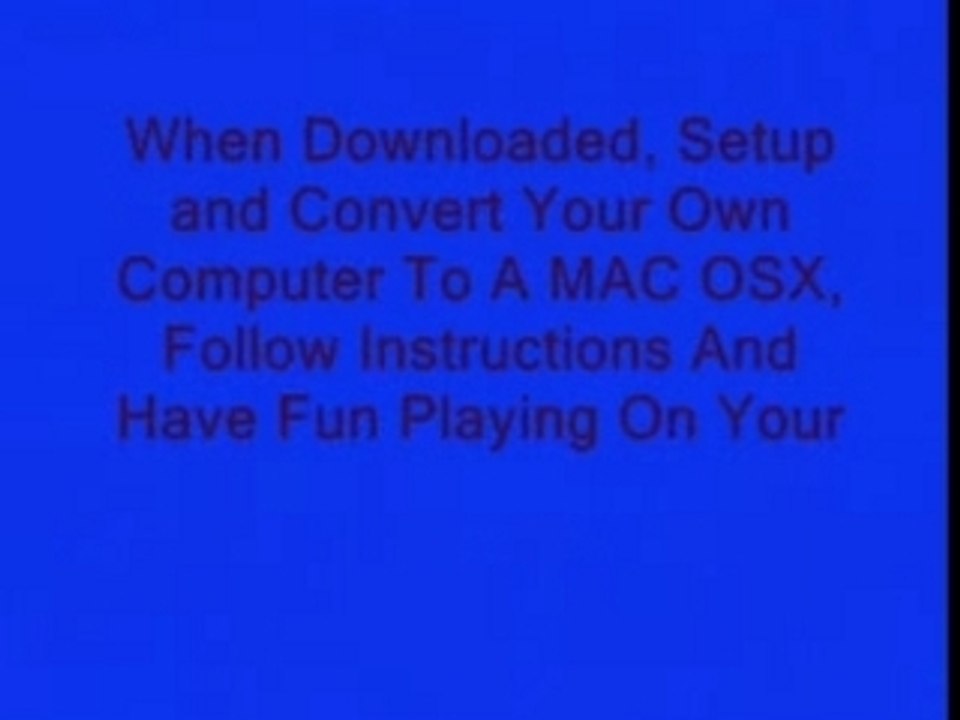 Flyakite OSX- Convert your PC To A Mac!