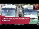 Microbuseros solicitan no pagar impuestos por combustibles en CDMX