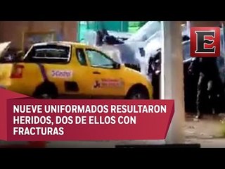 Identifican a conductor que atropelló a policías en Rosarito, BC