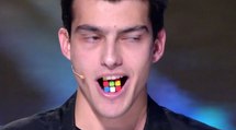 TONGUE TWISTER! Guy Solves Rubik's Cube With TONGUE _ Got Talent Global