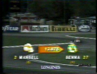 Gran Premio del Messico 1990: Camera car di A. Senna