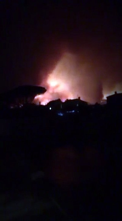 Var : un violent incendie entre Hyères et La Londe