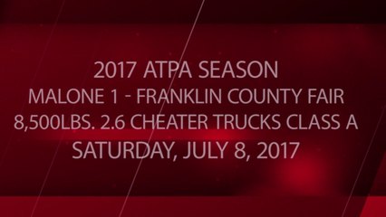ATPA - Franklin County Fair - 07-08-2017 - 8,500lbs. 2.6 Cheater Trucks Class A