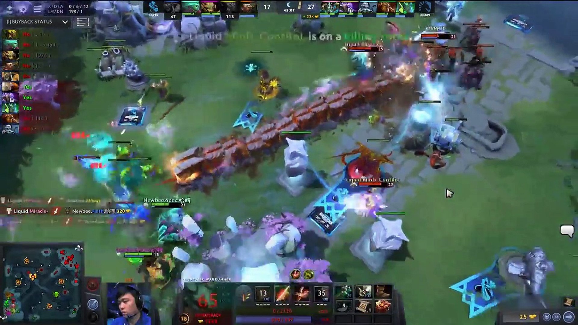 Team Liquid after the victory on The International 2017