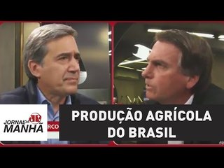 Villa x Bolsonaro: qual é a produção agrícola do Brasil, deputado? | Jornal da Manhã