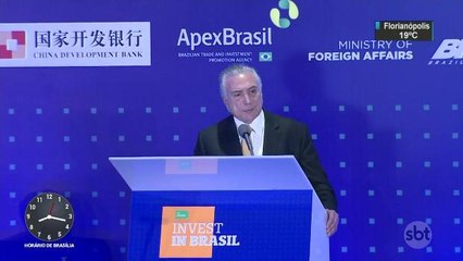 Temer participa de seminário empresarial na China