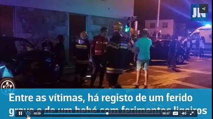 Acidente na Póvoa de Varzim