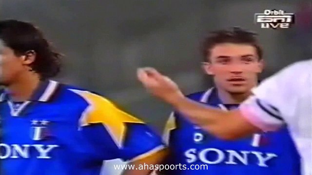 الشوط الثاني مباراة يوفنتوس و اياكس 1-1 نهائي دوري الابطال 1996