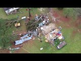 Remains of Tropical Storm Harvey Devastates Town of Sanford