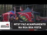 MTST faz novo acampamento na Rua Boa Vista, centro de São Paulo | Jornal da Manhã