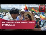 Miles de bolivianos se reúnen para exigir la reelección de Evo Morales