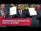 Peña Nieto firma decretos a favor de la economía