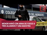 Agresor en colegio de Monterrey es reportado con muerte cerebral