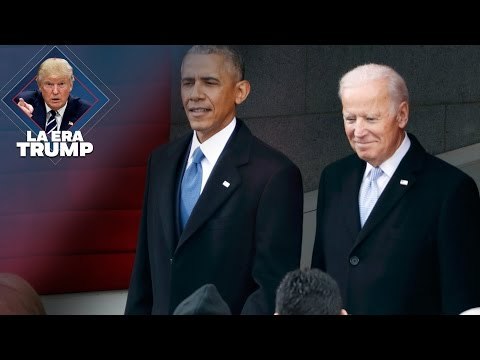 A minutos de iniciar la ceremonia de investidura de Donald Trump