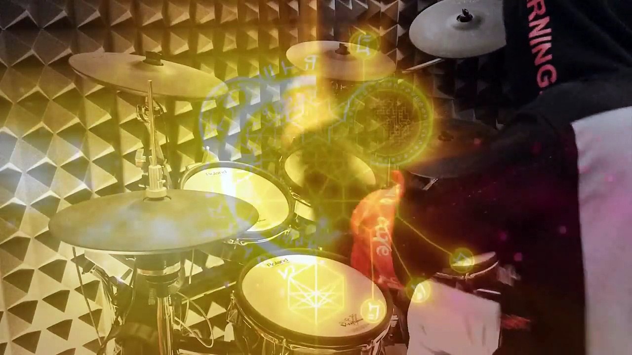 【ナイツ&マジック OP】Knights & Magic fhána Hello!My World!! を叩いてみた Drum Cover