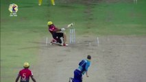 Incredible shot for six by Javon Scantlebury-Searles for Barbados Tridents in the 2017 Caribbean Premier League