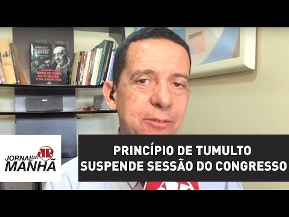 Princípio de tumulto suspende sessão do Congresso sobre vetos presidenciais